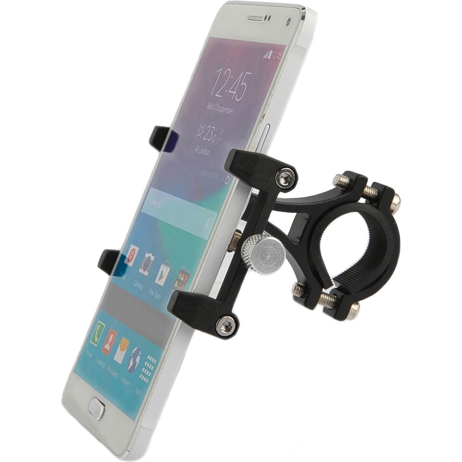 Mirage telefoonhouder alu m/bracket black - Image 2