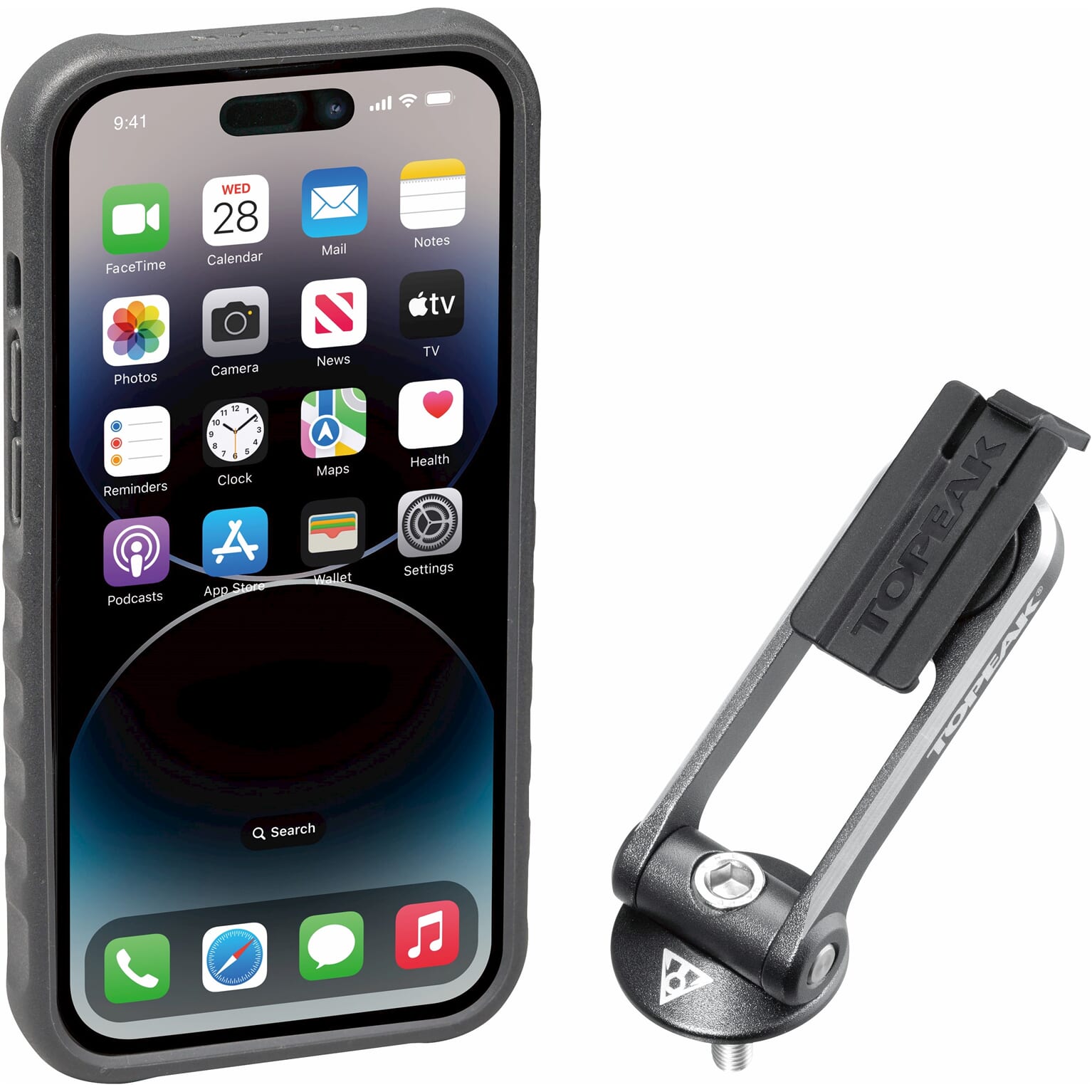 Topeak RideCase iPhone 14 Pro incl. bevestiging