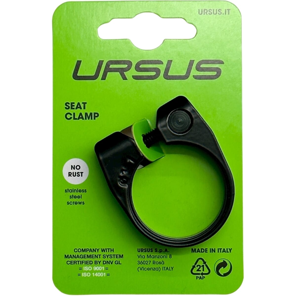 Ursus zadelpenklem 38.1 alu zwart - Image 2