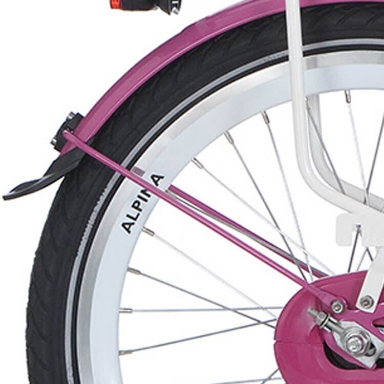 Alpina spatbordstang set 16 GP candy pink - Image 2