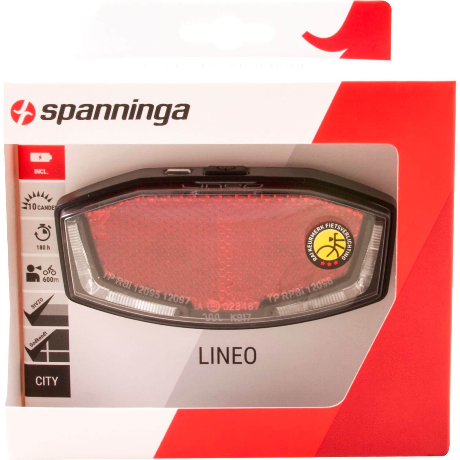 Spanninga achterlicht lineo XB batterij 50/80mm - Image 2