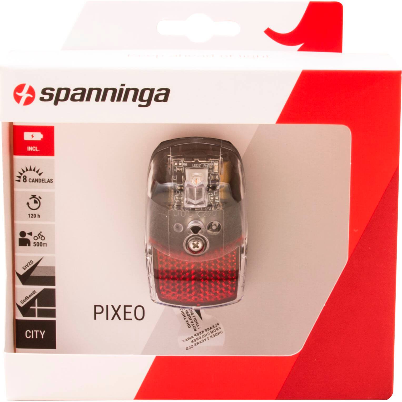 Spanninga achterlicht Pixeo Xb batterij spatbord - Image 2