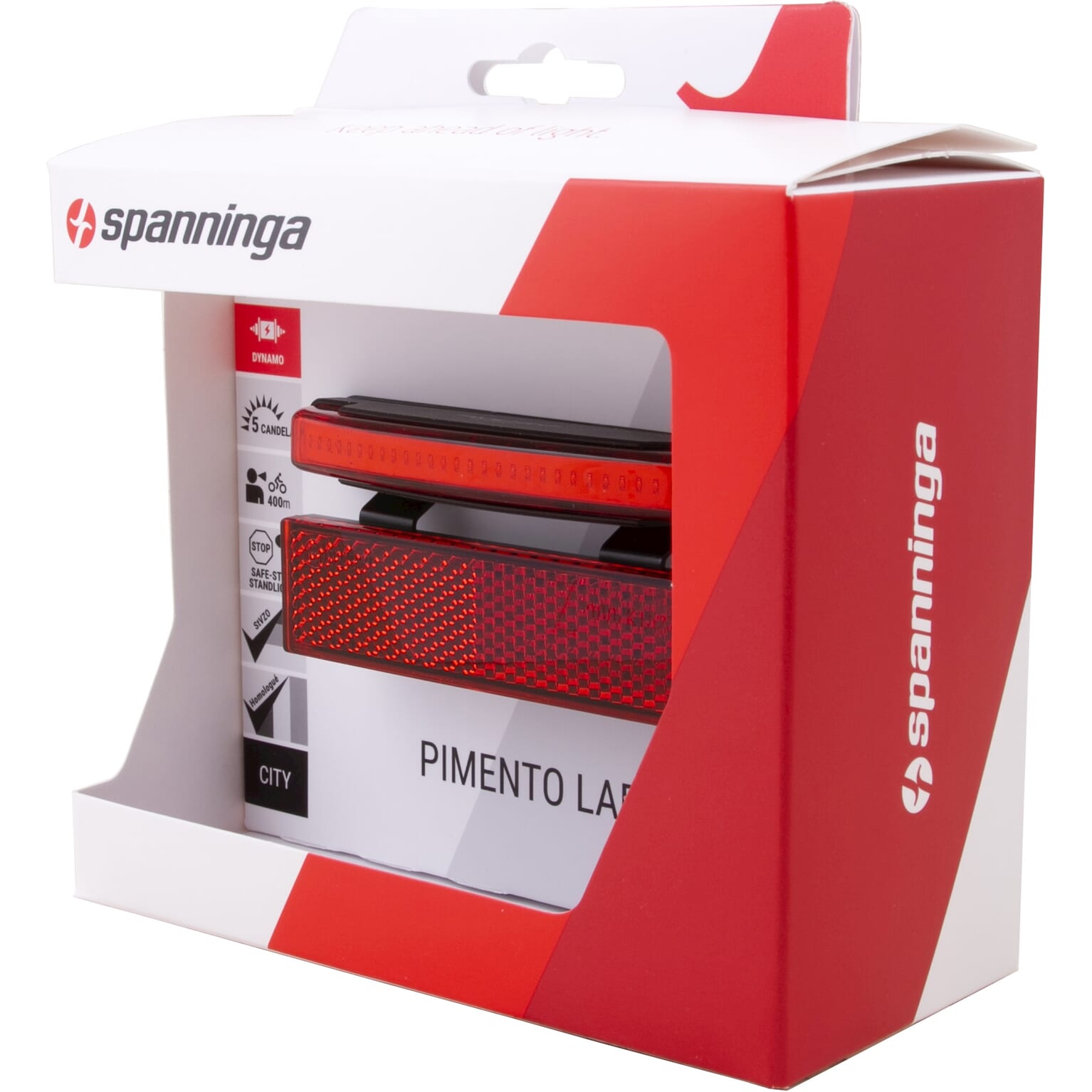 Spanninga achterlicht Pimento Large XDvS dynamo 80mm - Image 2