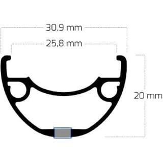 Ryde velg 28 RIVAL26 36/14 disc zwart - Image 2