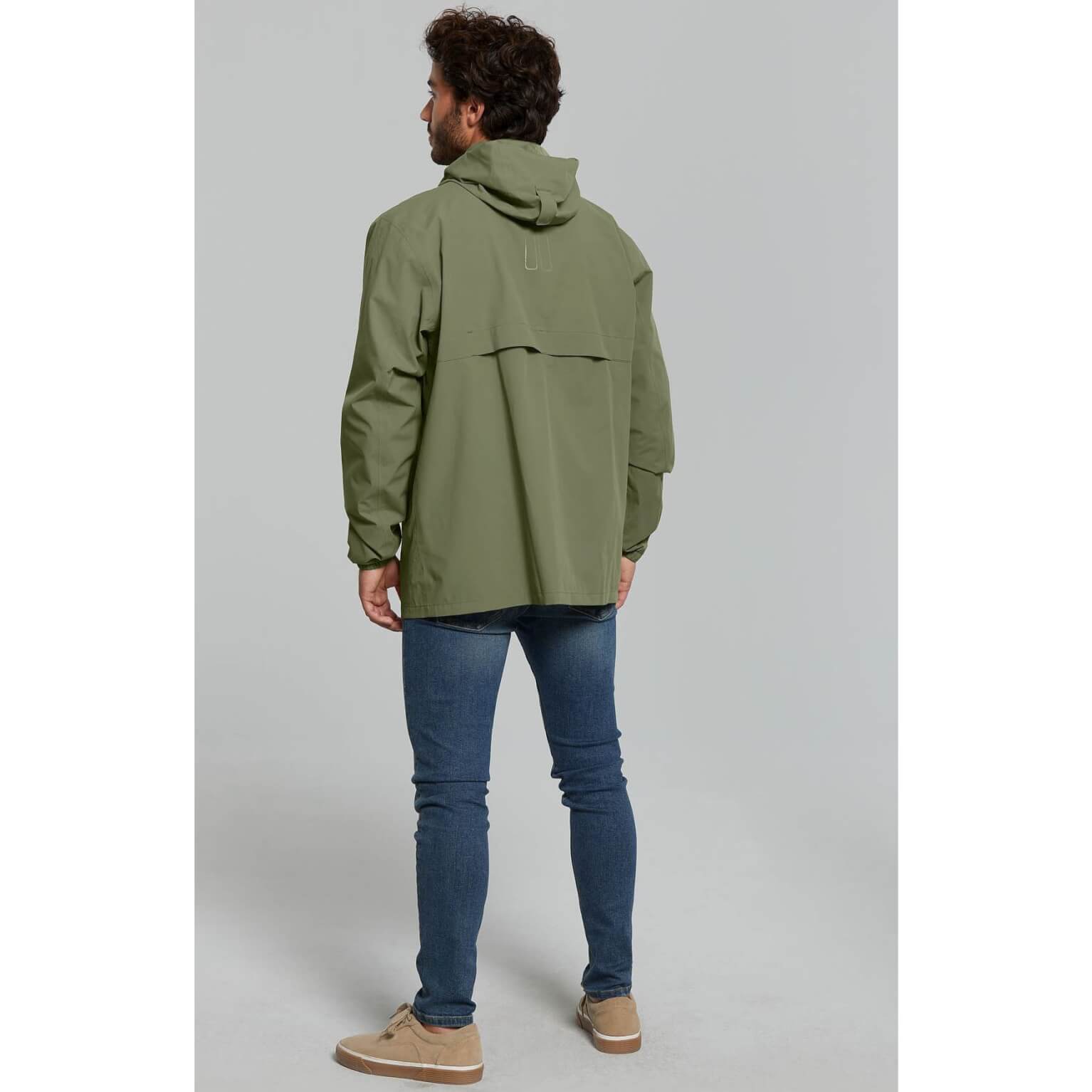 Basil regenjas Hoga unisex Olive Green XS - Image 7