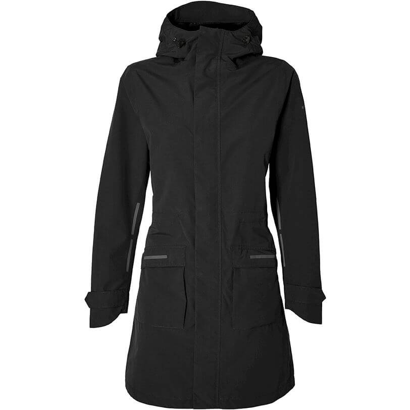 Basil regenparka Mosse dames Jet Black XS
