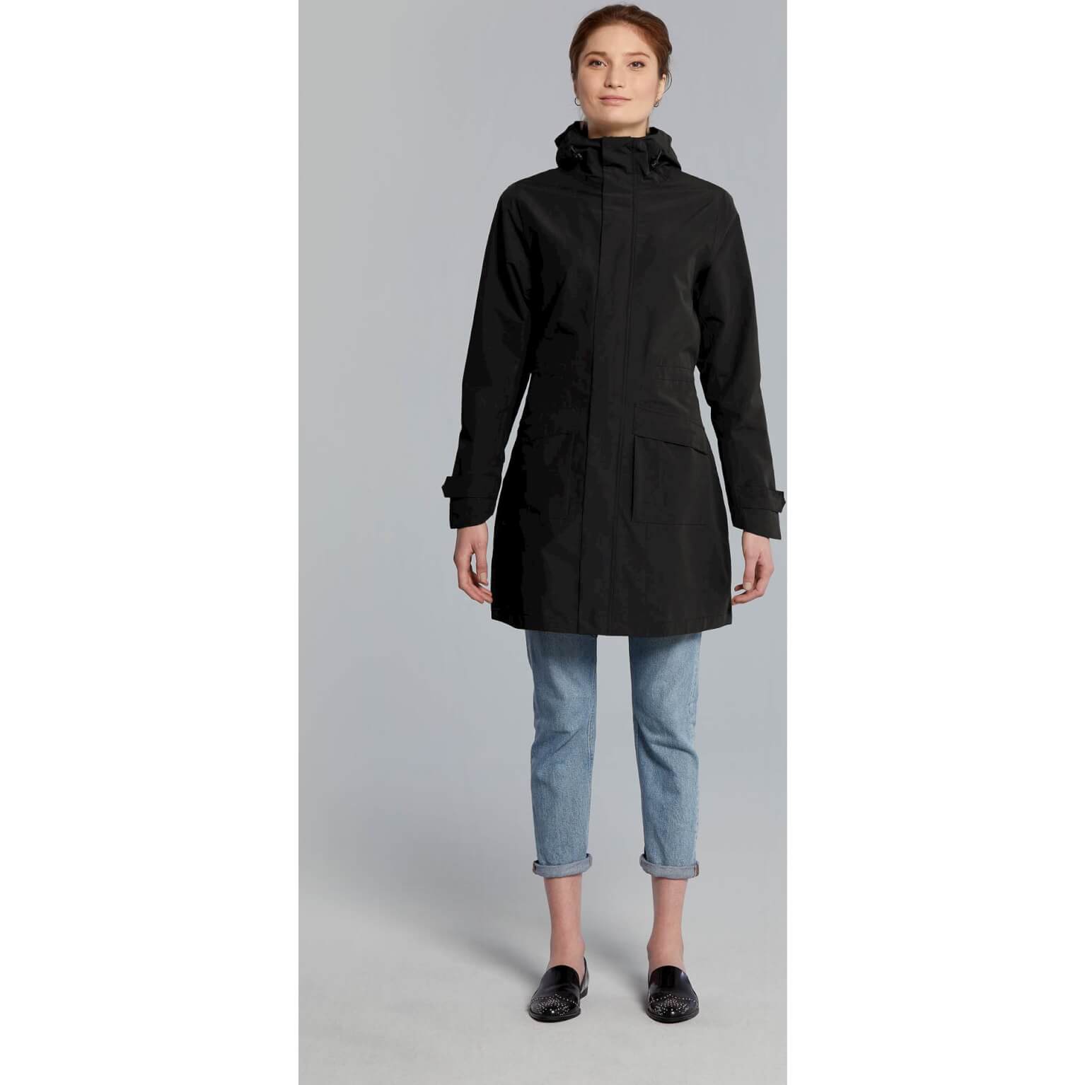 Basil regenparka Mosse dames Jet Black XL - Image 3