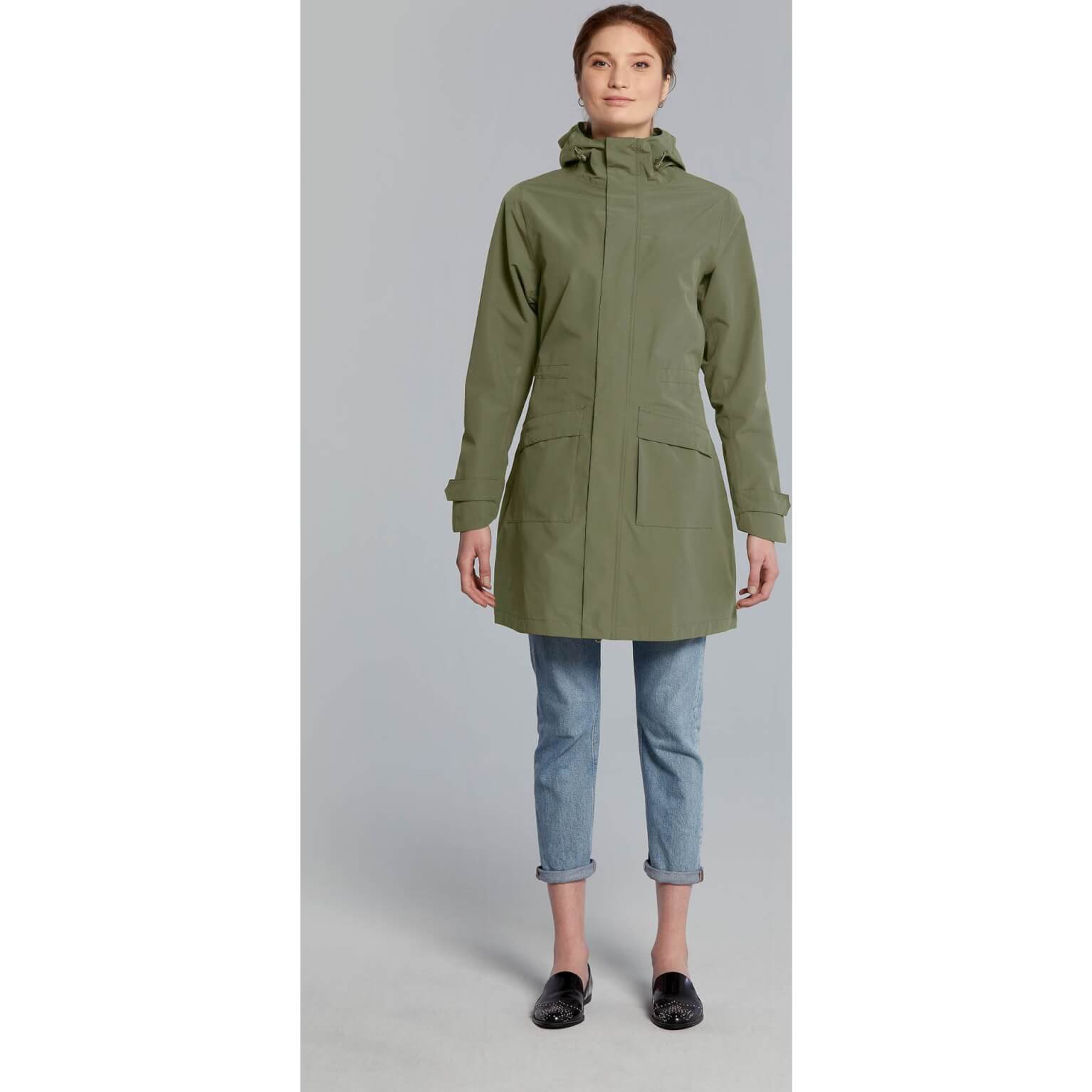 Basil regenparka Mosse dames Olive Green M - Image 3