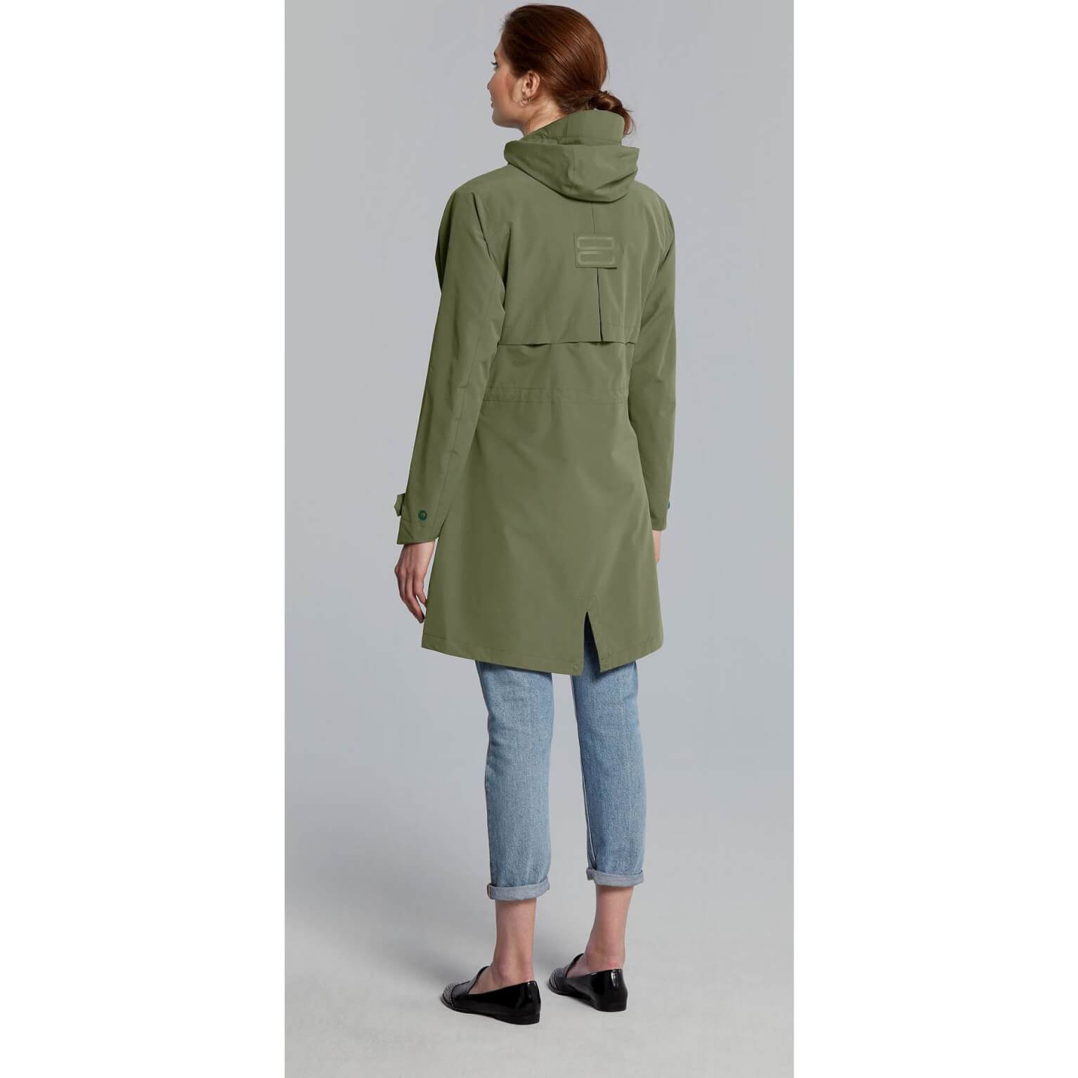 Basil regenparka Mosse dames Olive Green M - Image 4