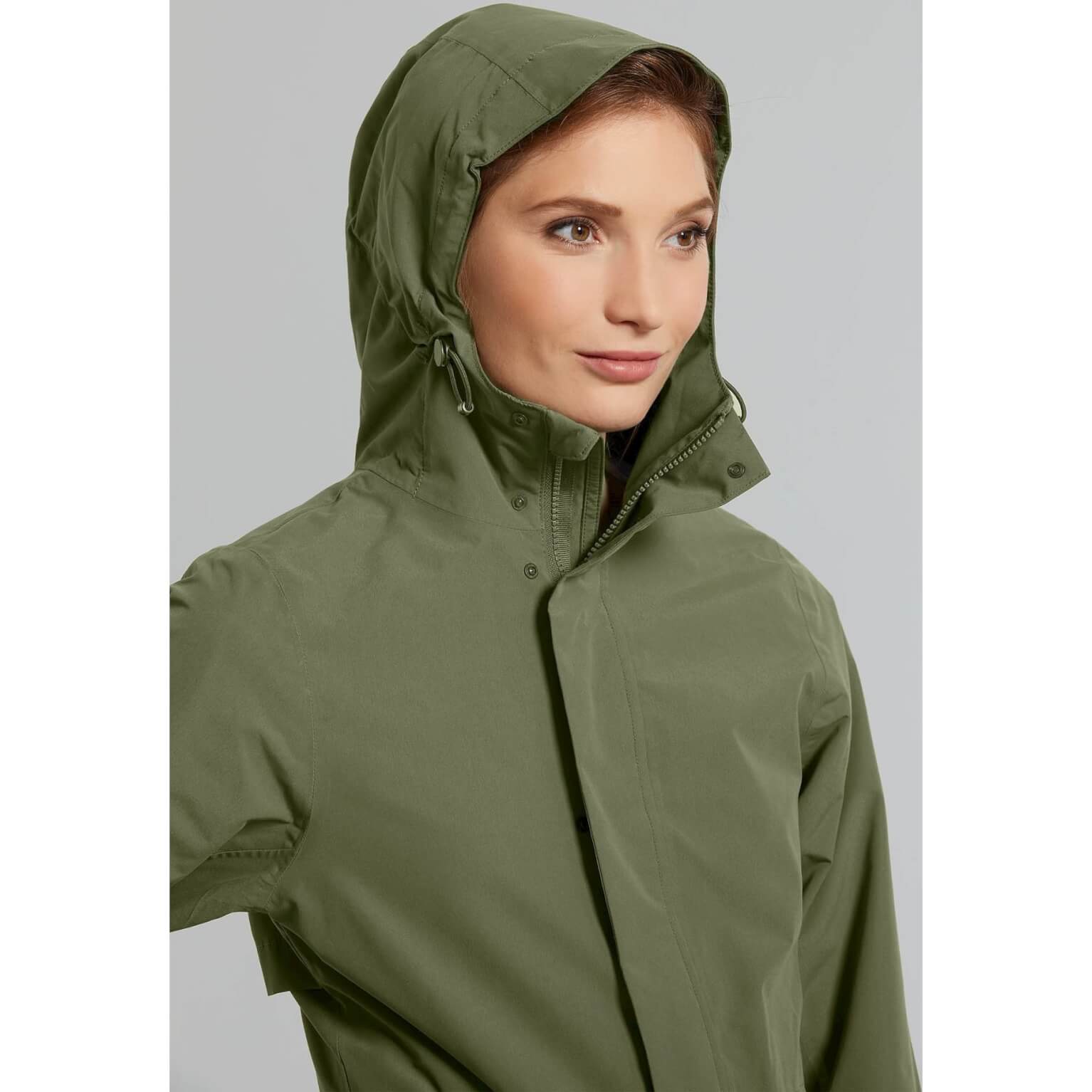 Basil regenparka Mosse dames Olive Green M - Image 5