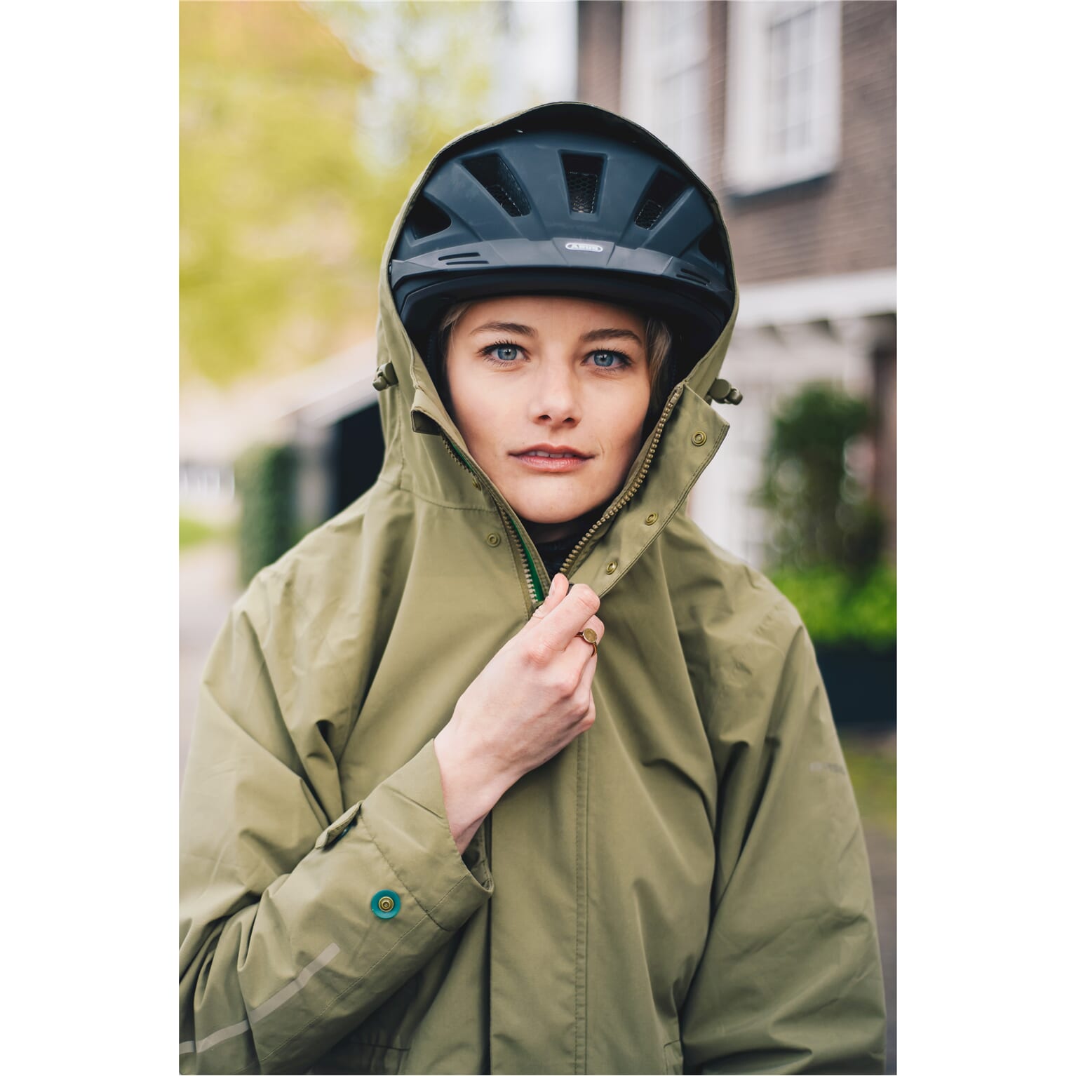Basil regenparka Mosse dames Olive Green M - Image 7