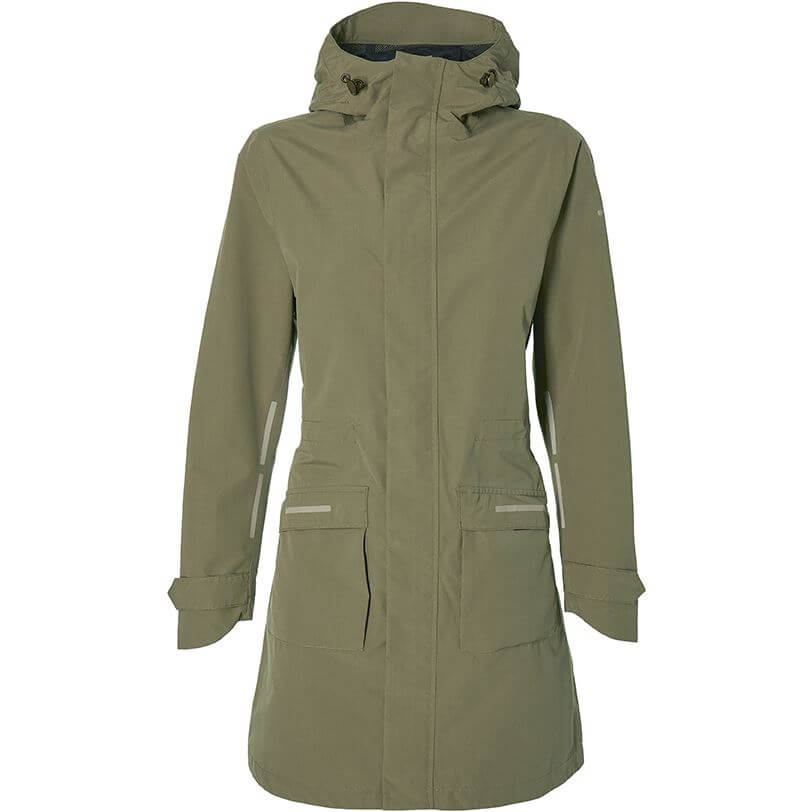 Basil regenparka Mosse dames Olive Green XL