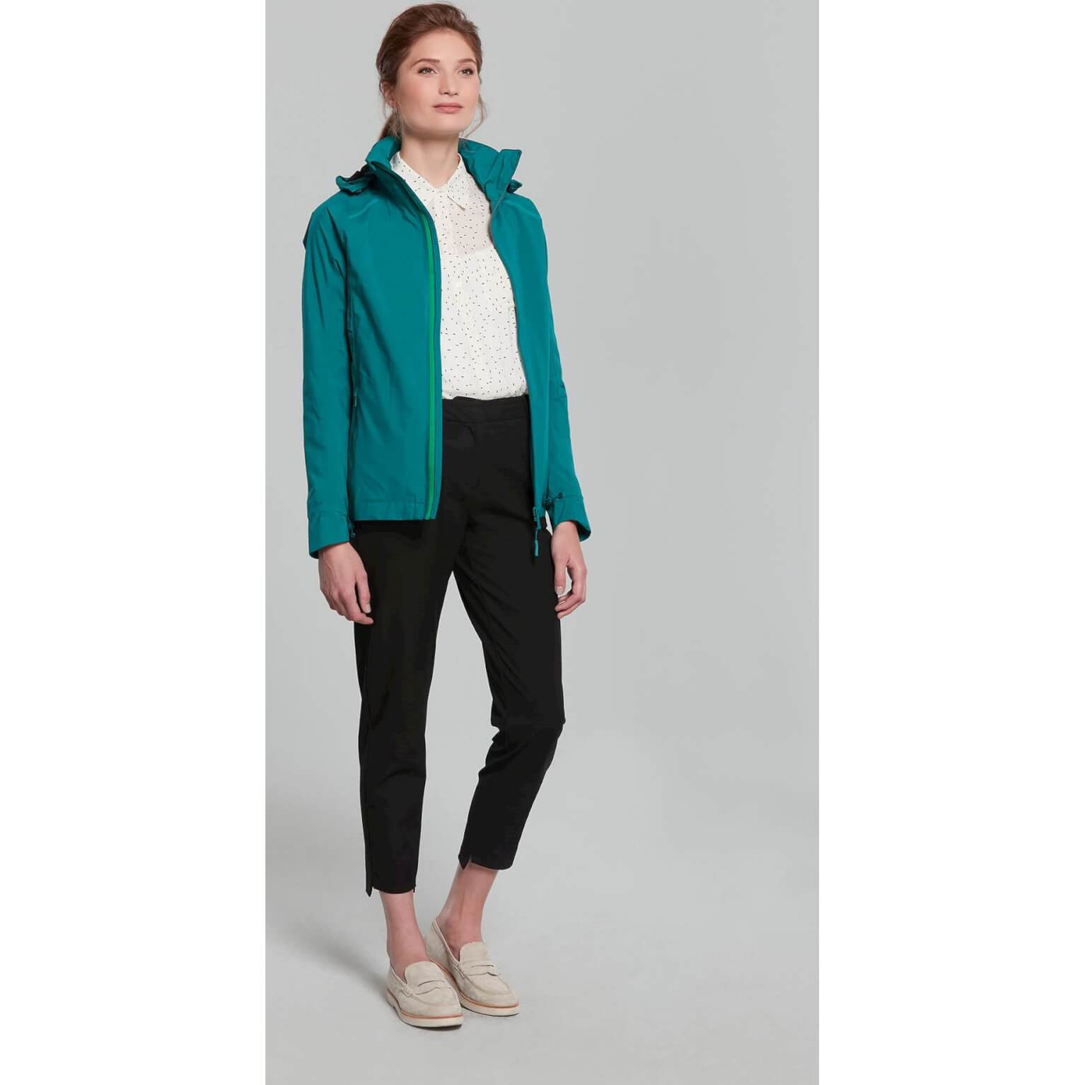 Basil regenjas Skane dames Teal Green XL - Image 3