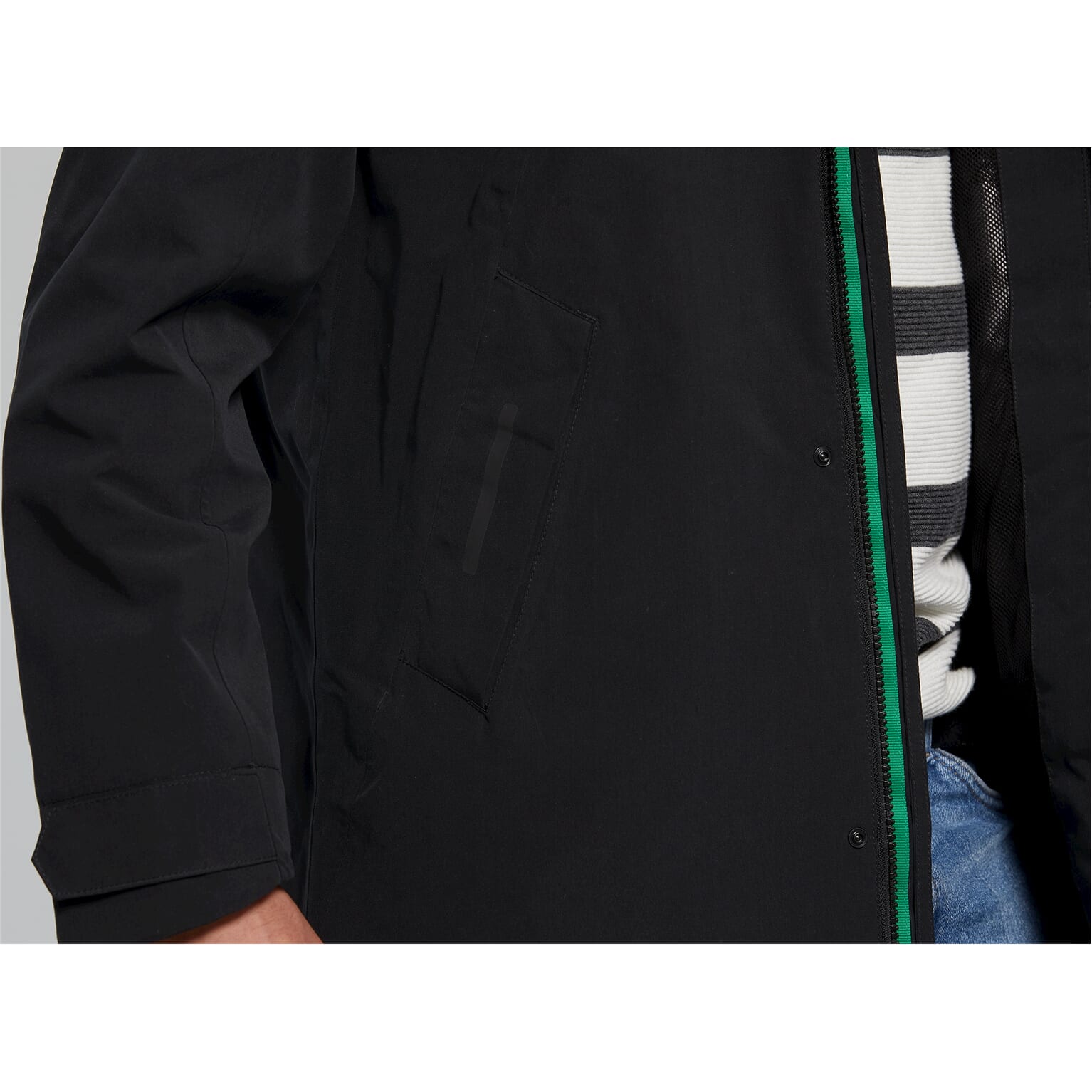 Basil regenparka Mosse heren Jet Black XXXL - Image 6