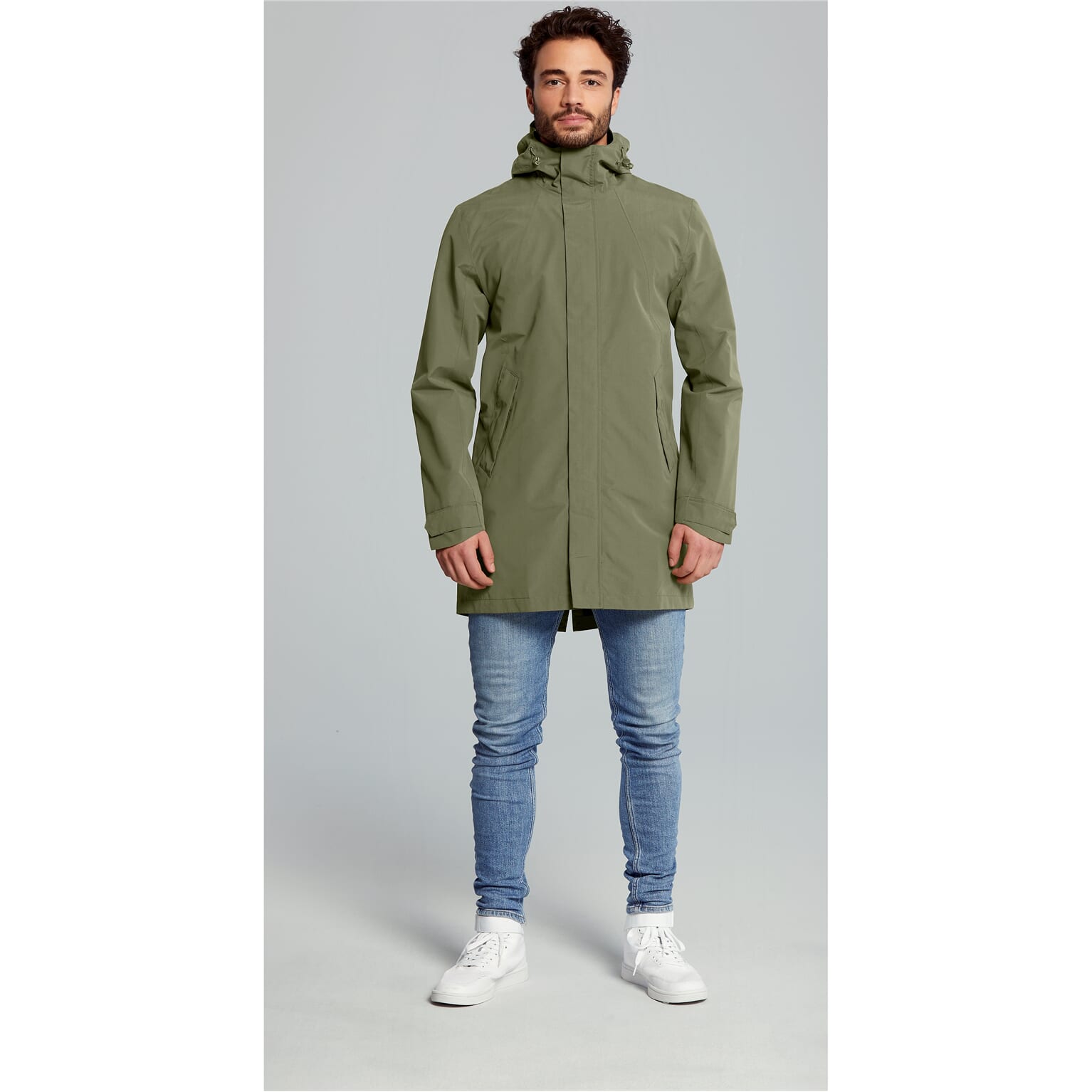 Basil regenparka Mosse heren Olive Green XL - Image 3