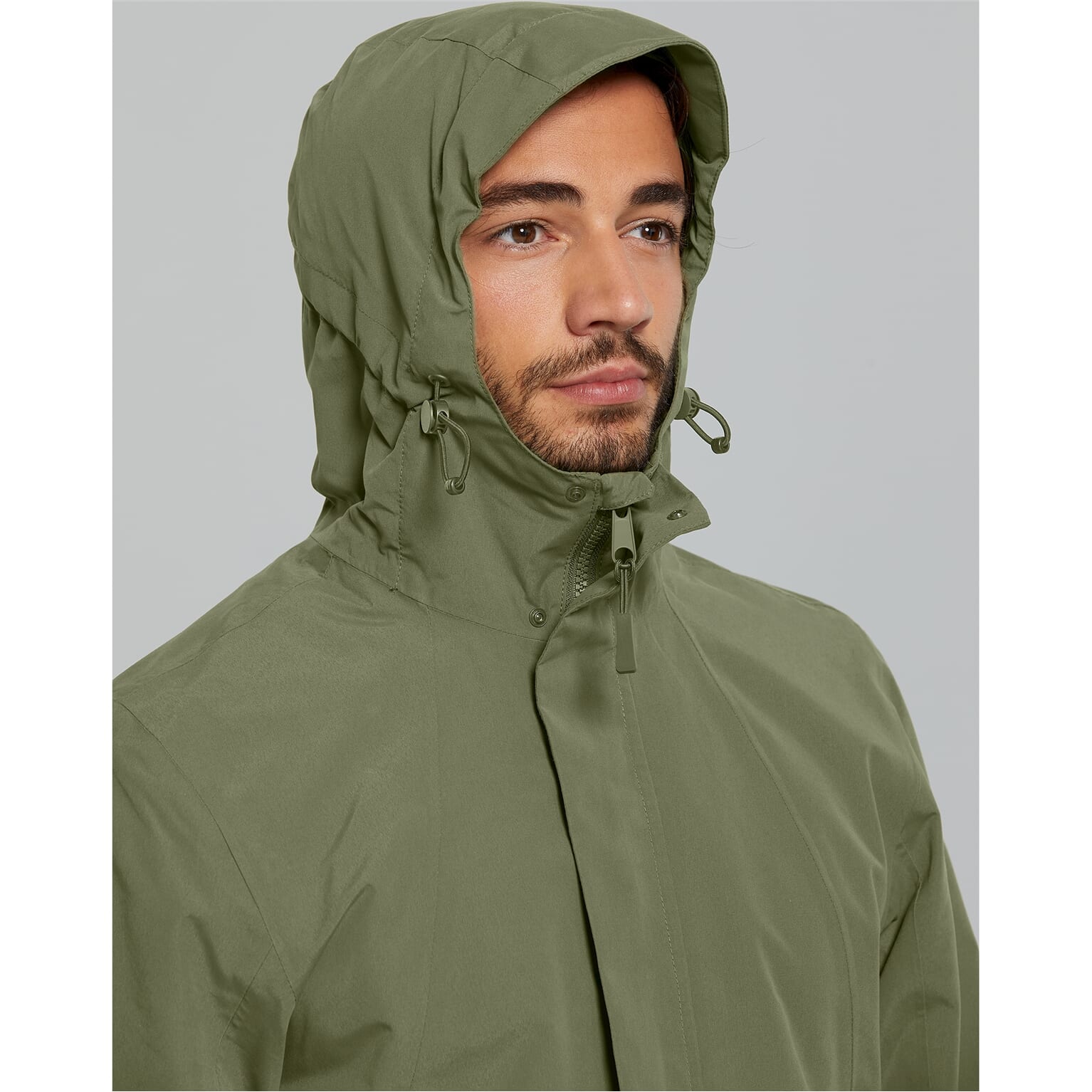 Basil regenparka Mosse heren Olive Green XL - Image 5