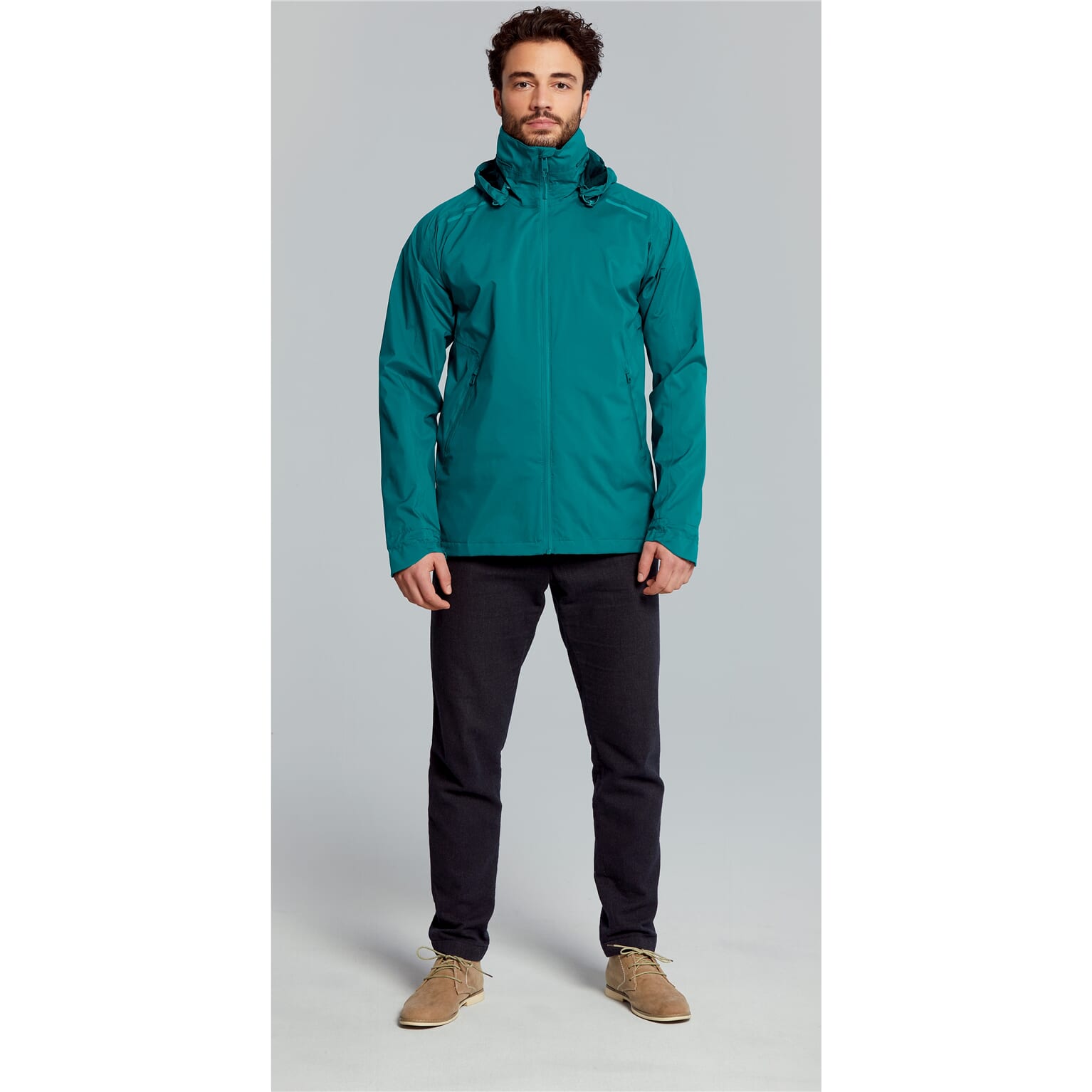 Basil regenjas Skane heren Teal Green L - Image 3