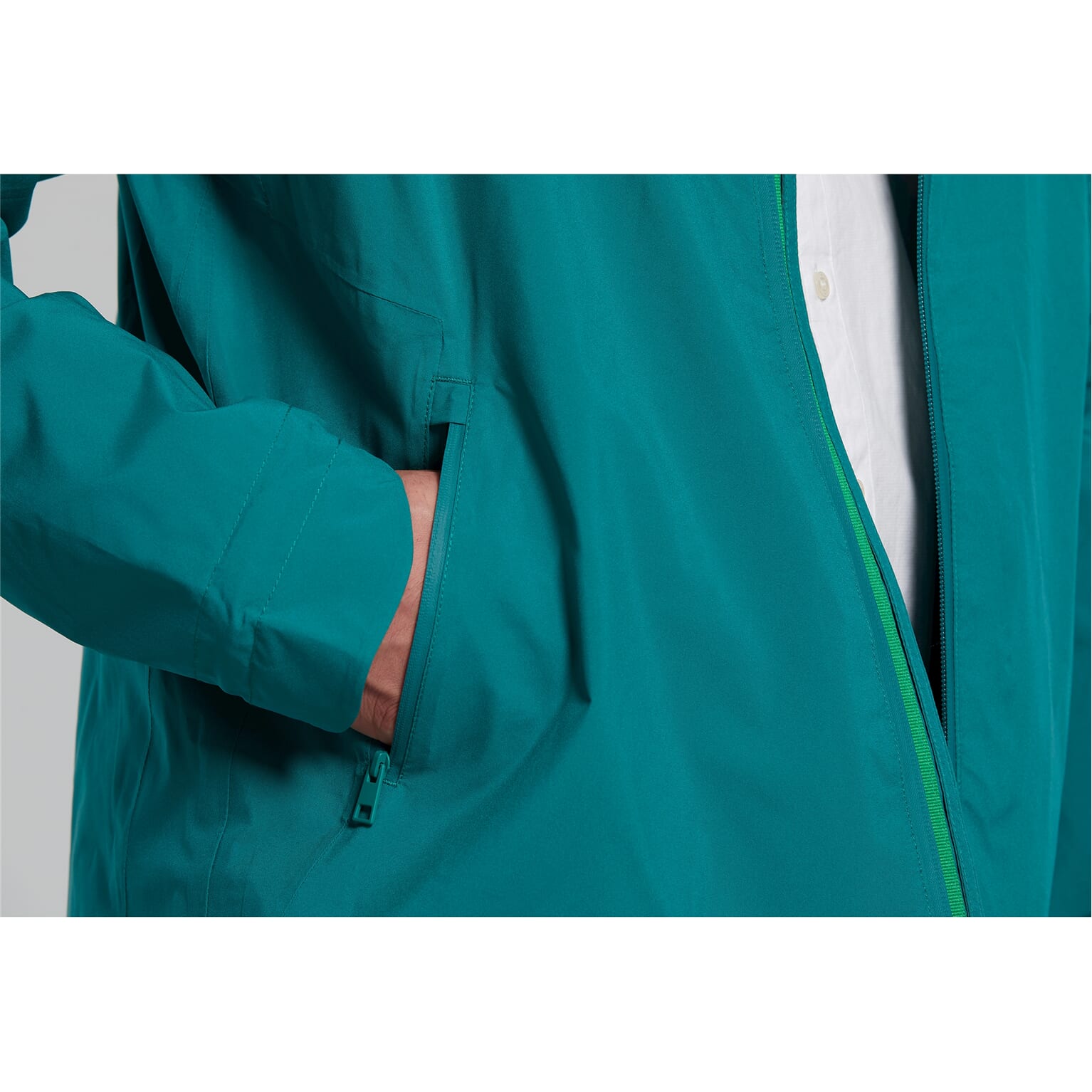 Basil regenjas Skane heren Teal Green L - Image 6