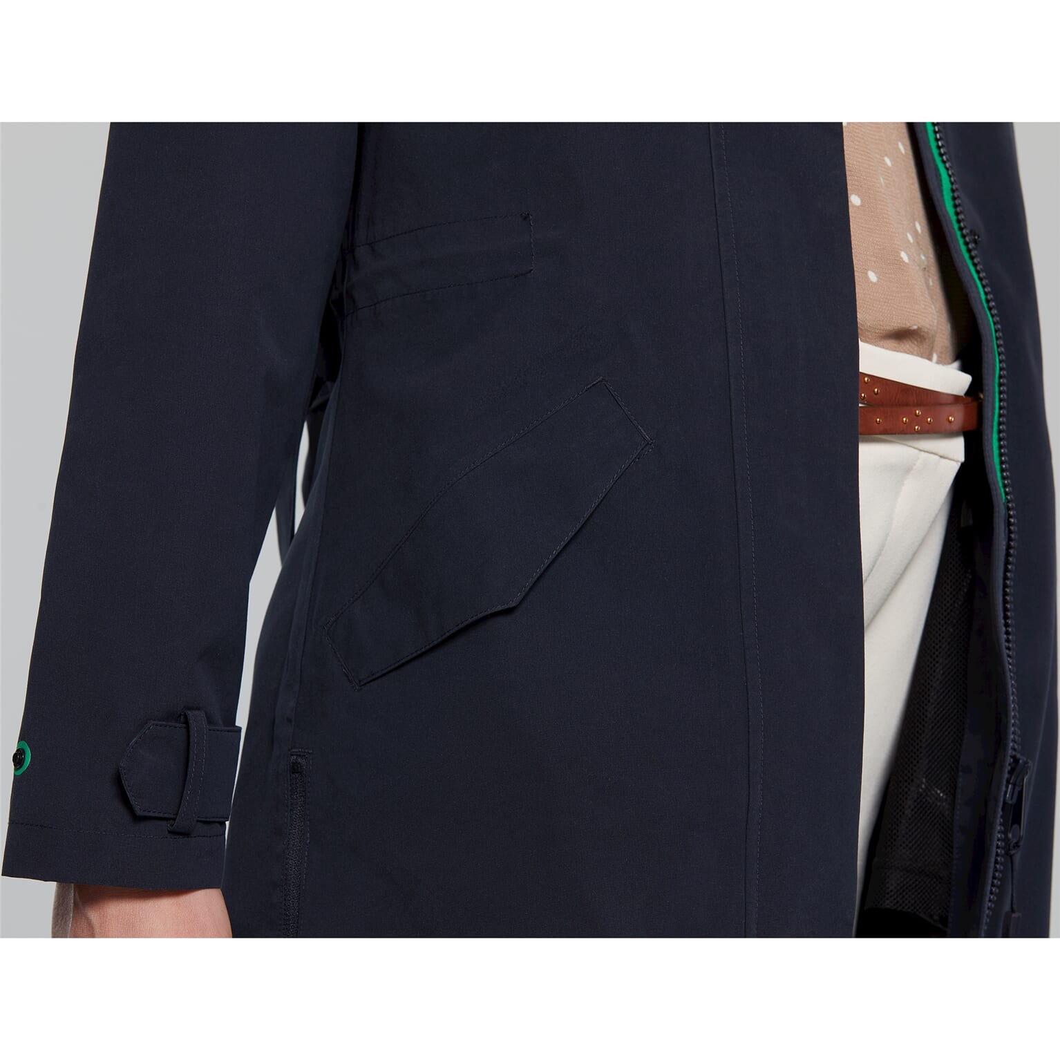 Basil trenchcoat Mosse dames Night Blue XXL - Image 7