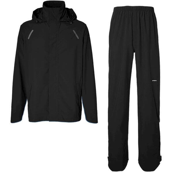 Basil regenpak Hoga unisex Jet Black S