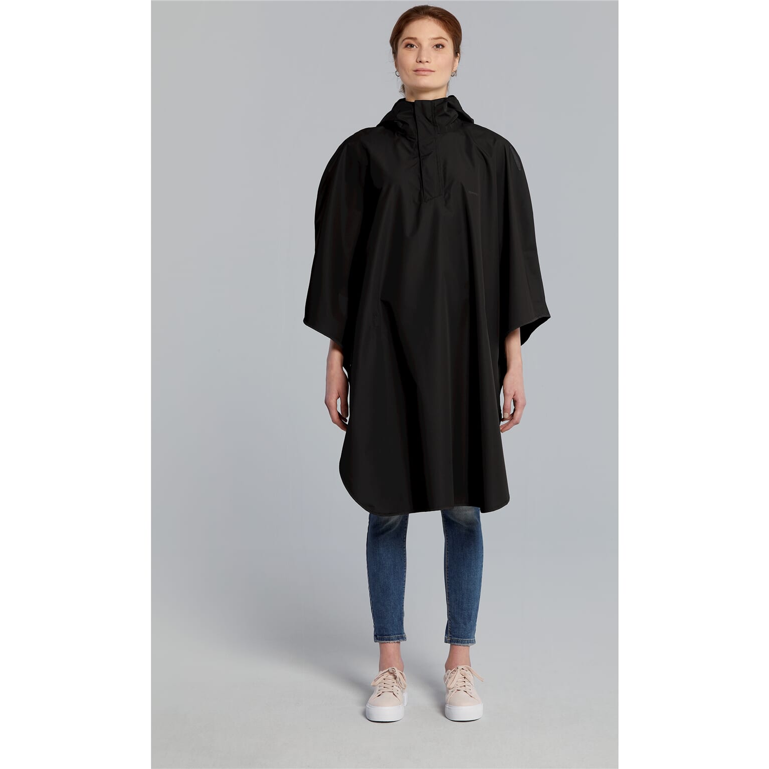 Basil poncho Hoga unisex Jet Black one size - Image 3