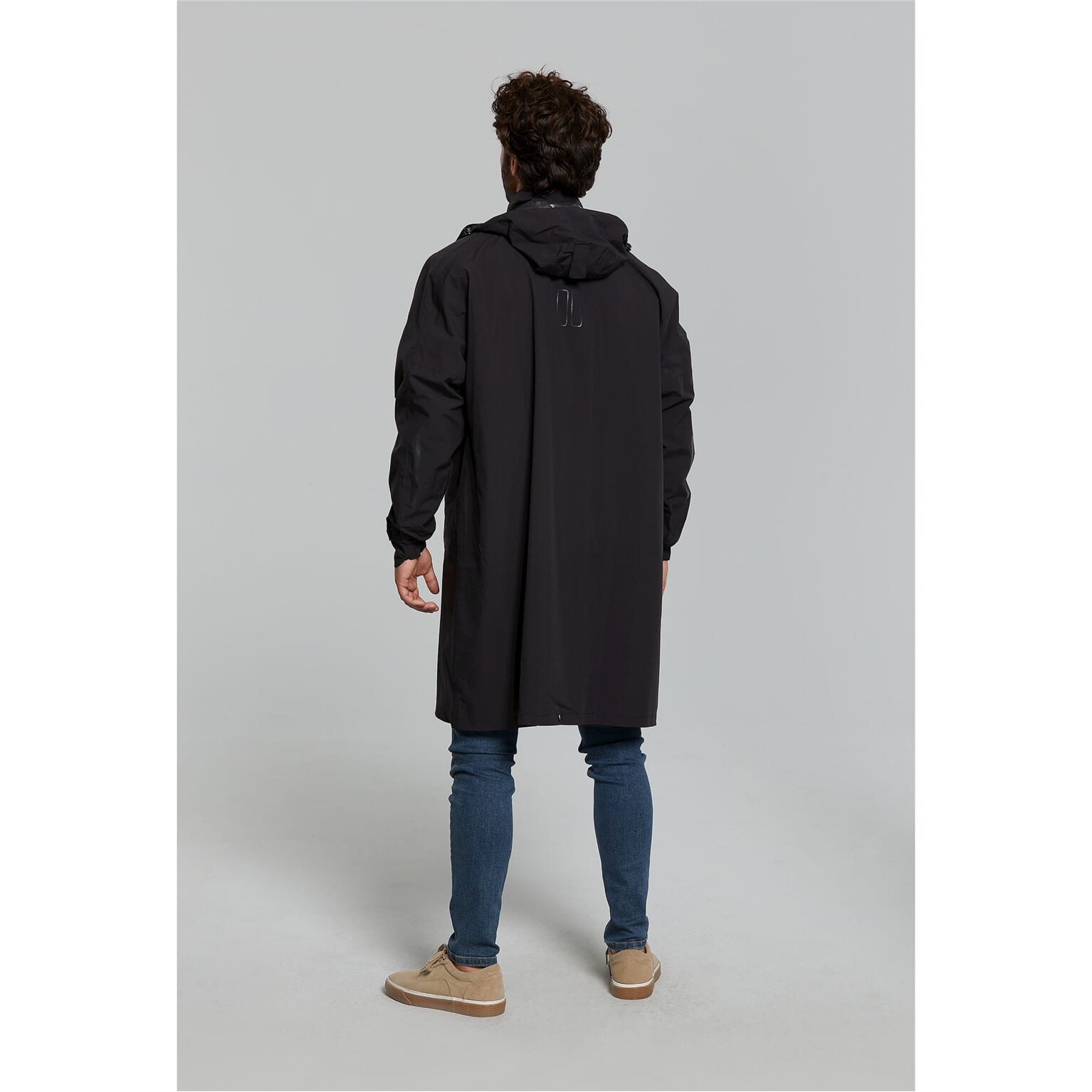 Basil poncho Mosse unisex Jet Black M/L - Image 8