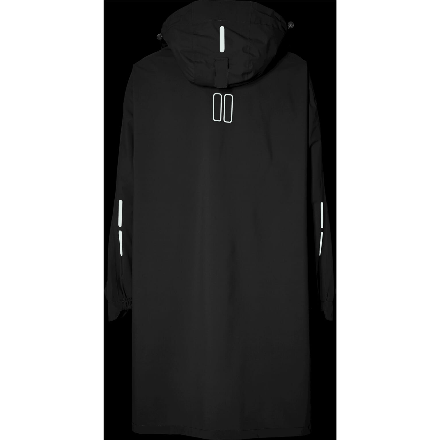 Basil poncho Mosse unisex Jet Black M/L - Image 10