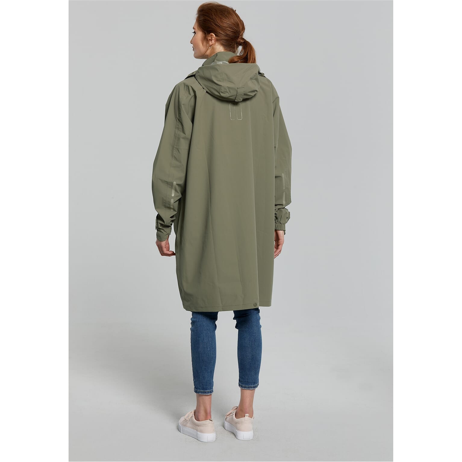 Basil poncho Mosse unisex Olive Green XL/XXL - Image 7