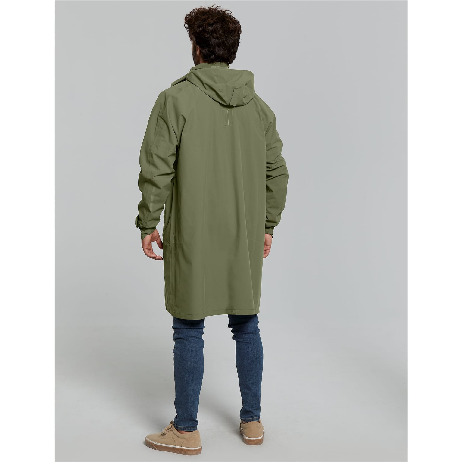 Basil poncho Mosse unisex Olive Green XL/XXL - Image 8