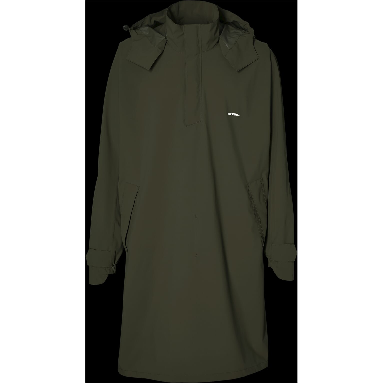 Basil poncho Mosse unisex Olive Green XL/XXL - Image 9