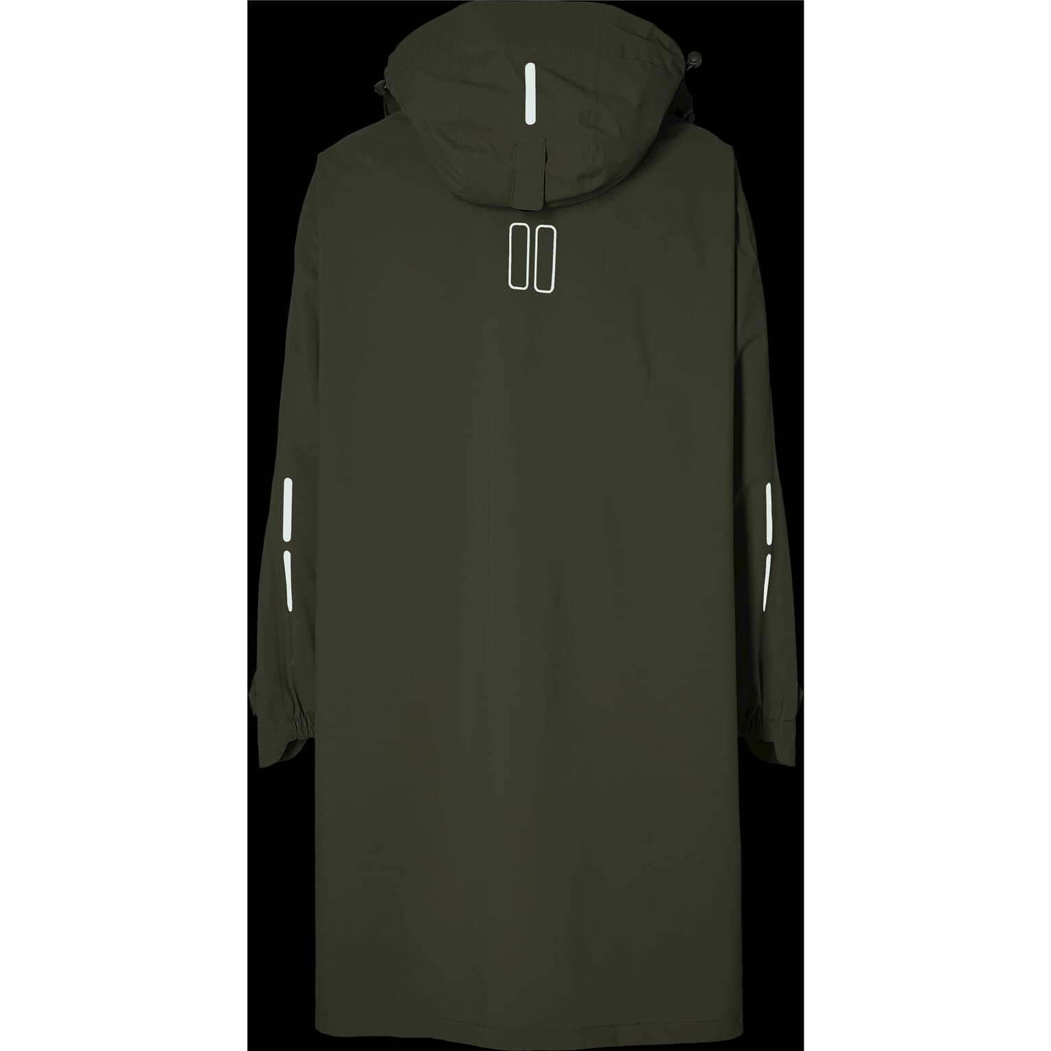 Basil poncho Mosse unisex Olive Green XL/XXL - Image 10