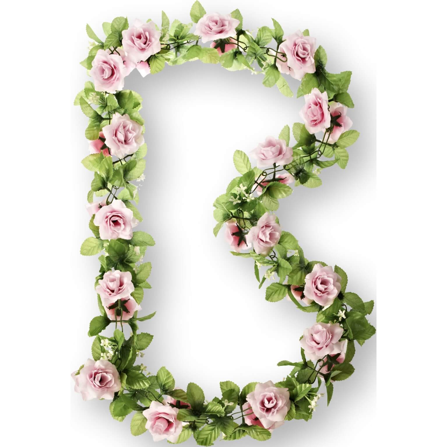 Basil bloemslinger rozen roze