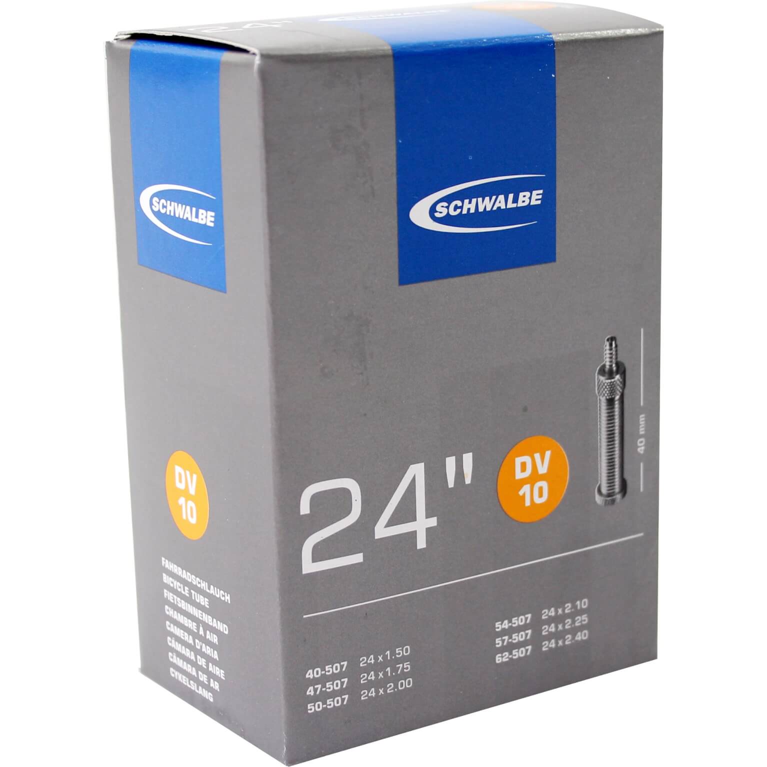 Schwalbe binnenband DV10 24 x 1.50 - 2.40 hv 40mm
