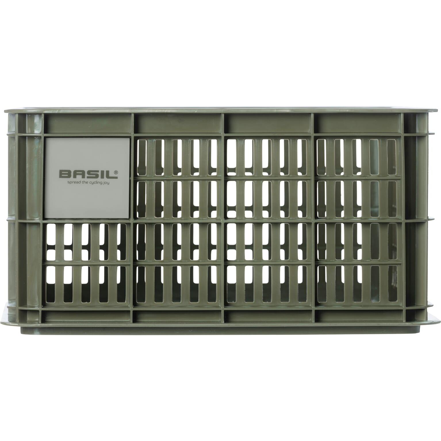 Basil fietskrat S moss green 17.5L recycled - Image 2