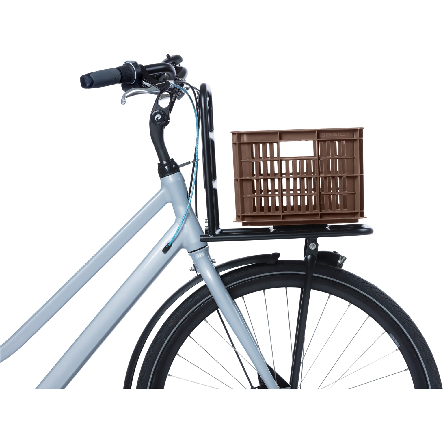 Basil fietskrat S brown 17.5L recycled - Image 4