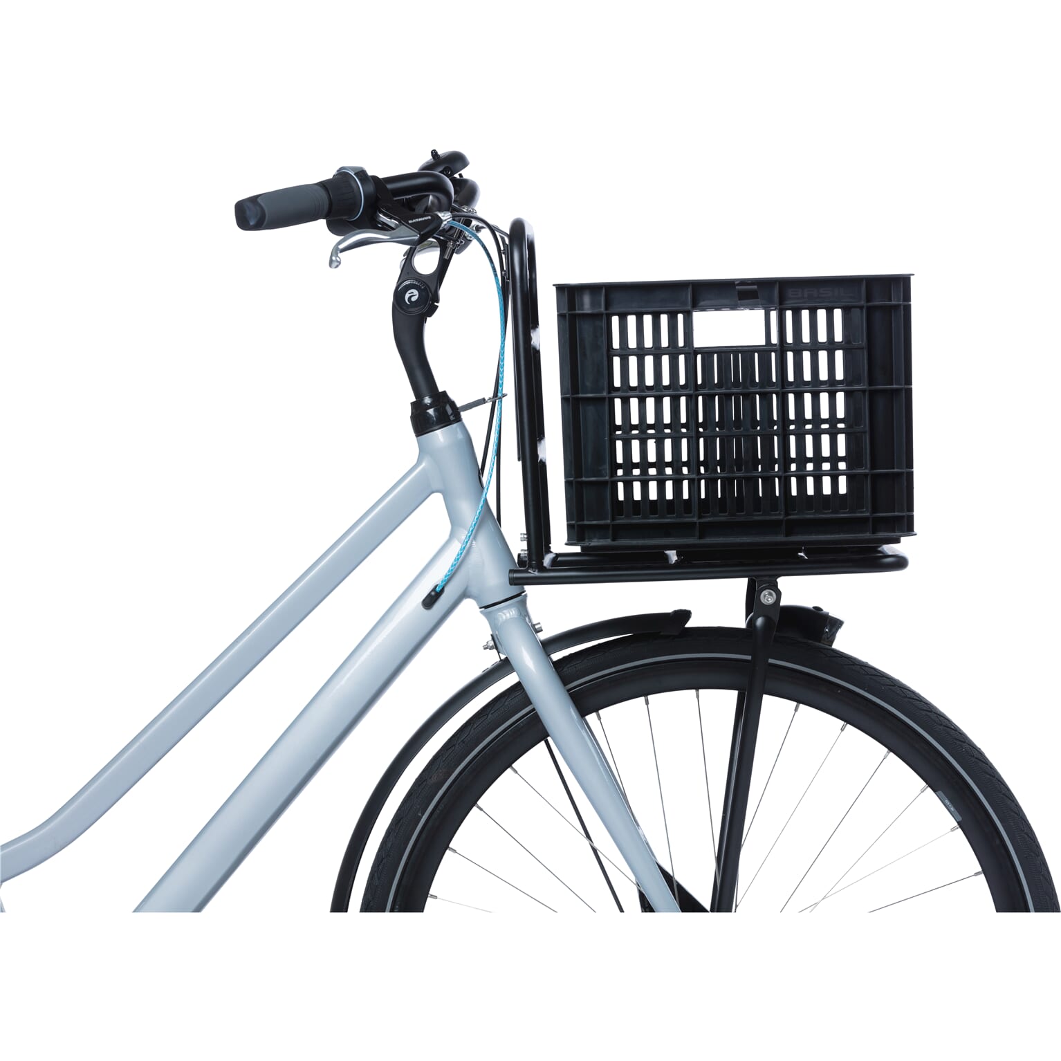 Basil fietskrat M black 29.5L recycled - Image 4