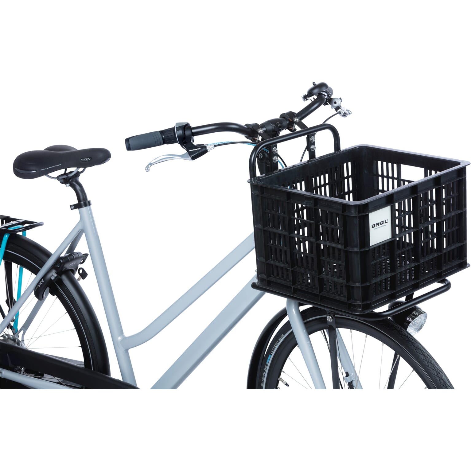 Basil fietskrat M black 29.5L recycled - Image 5