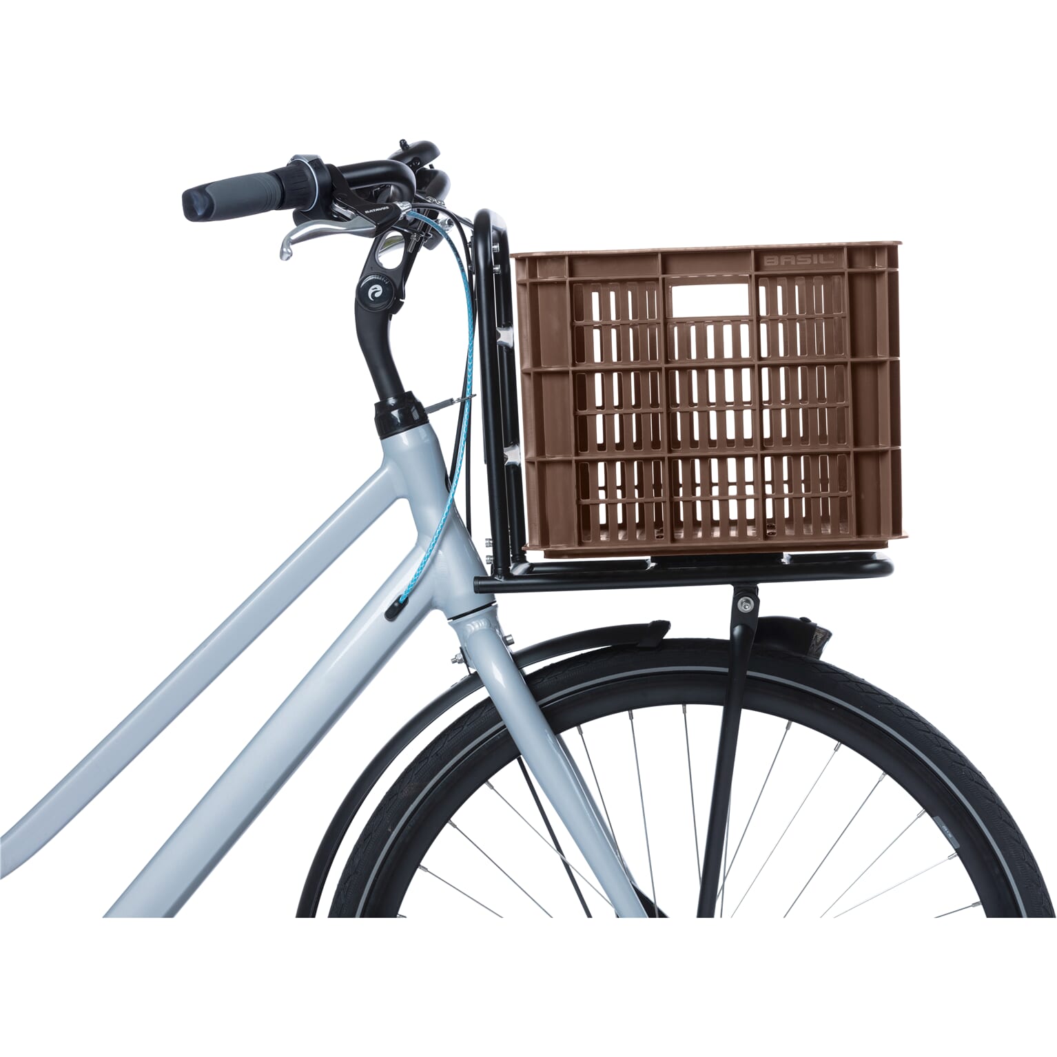 Basil fietskrat L brown 40L recycled - Image 4