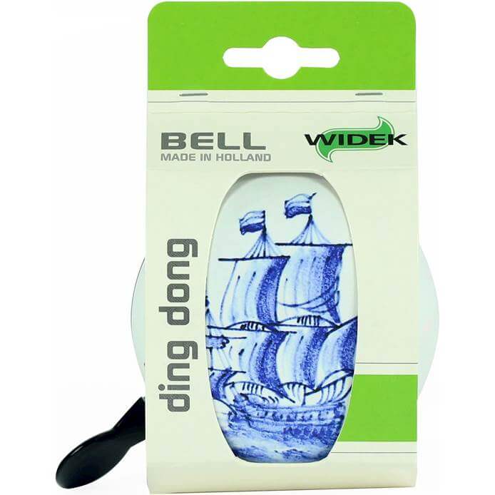 Widek bel Ding Dong delfts blauw boot op kaart - Image 2