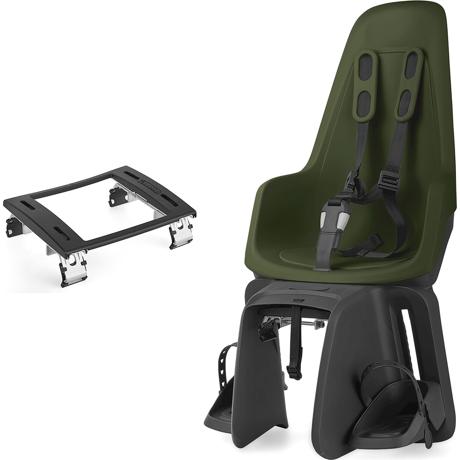 Bobike achterzitje One Maxi drager bev. olive green