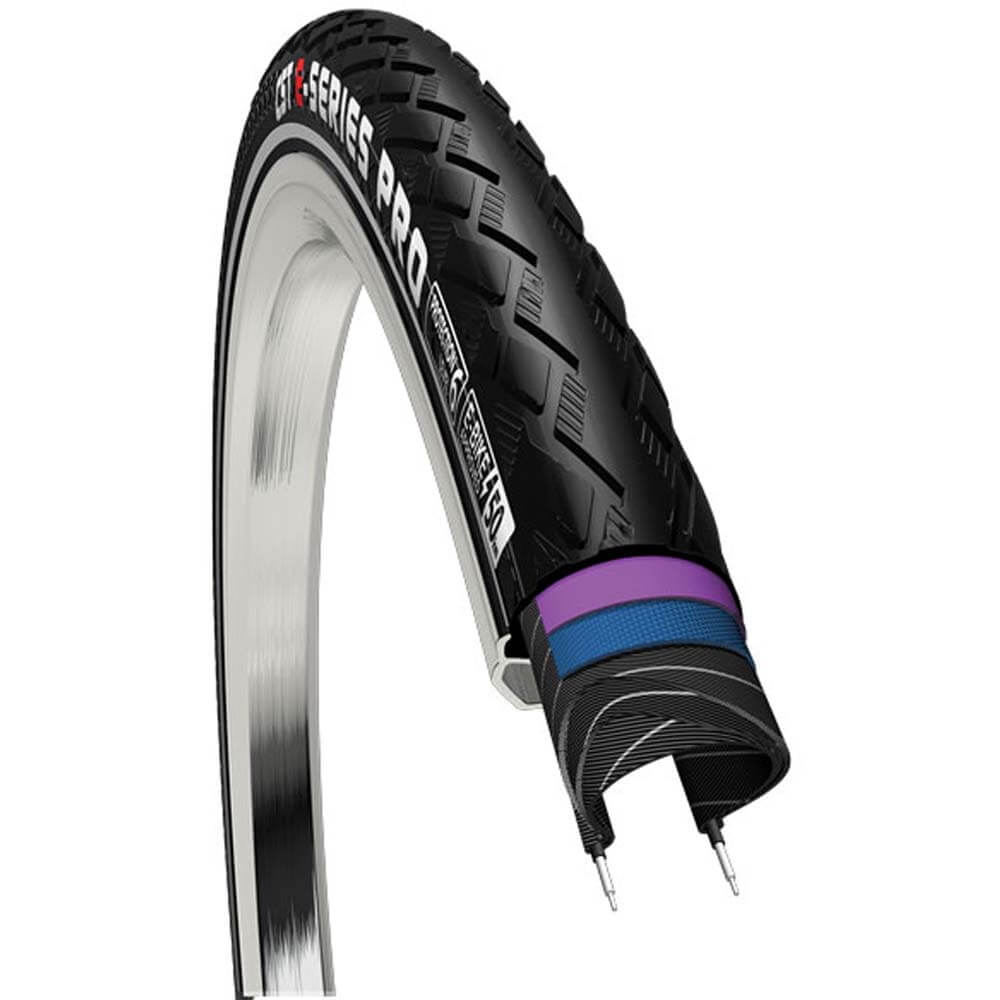 CST buitenband E Series Pro 28 x 1 3/8 zw refl