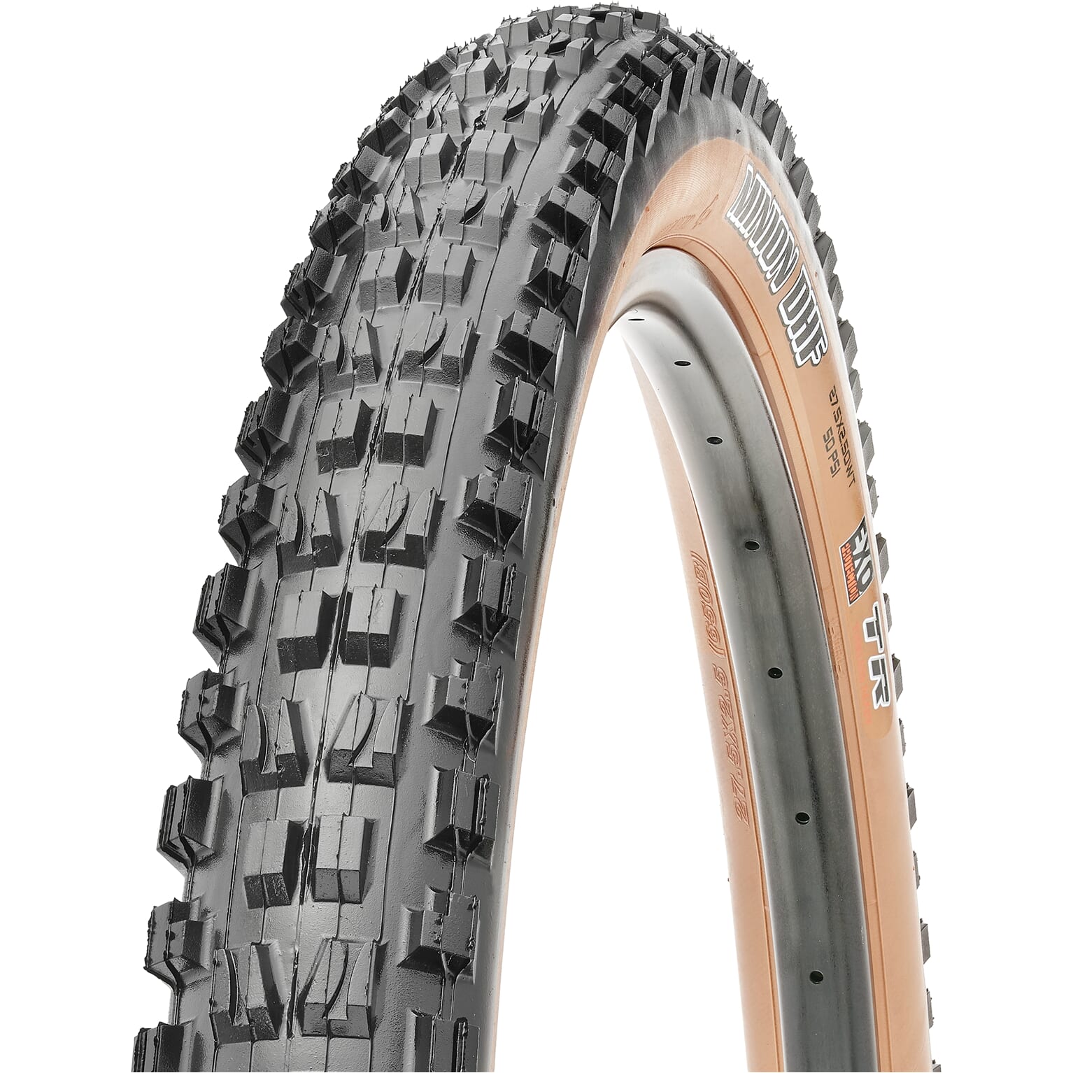 Maxxis buitenband Minion DHF EXO/TR/Tanwall 29 x 2.50 zw/br vouw