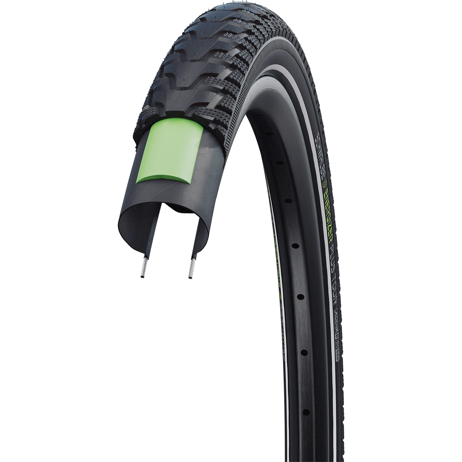 Schwalbe buitenband Energizer Plus Tour G-Guard 28 x 1.75 zw refl