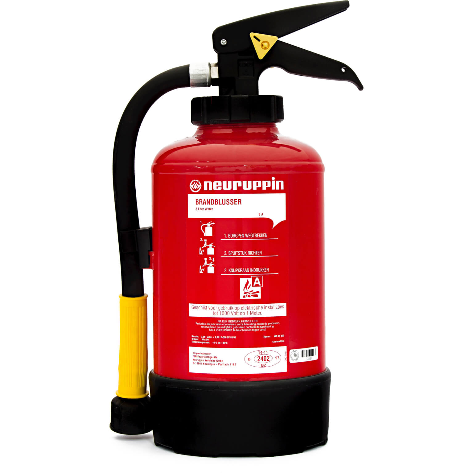 Brandblusser Li-ion brand WA3F-500 3 liter