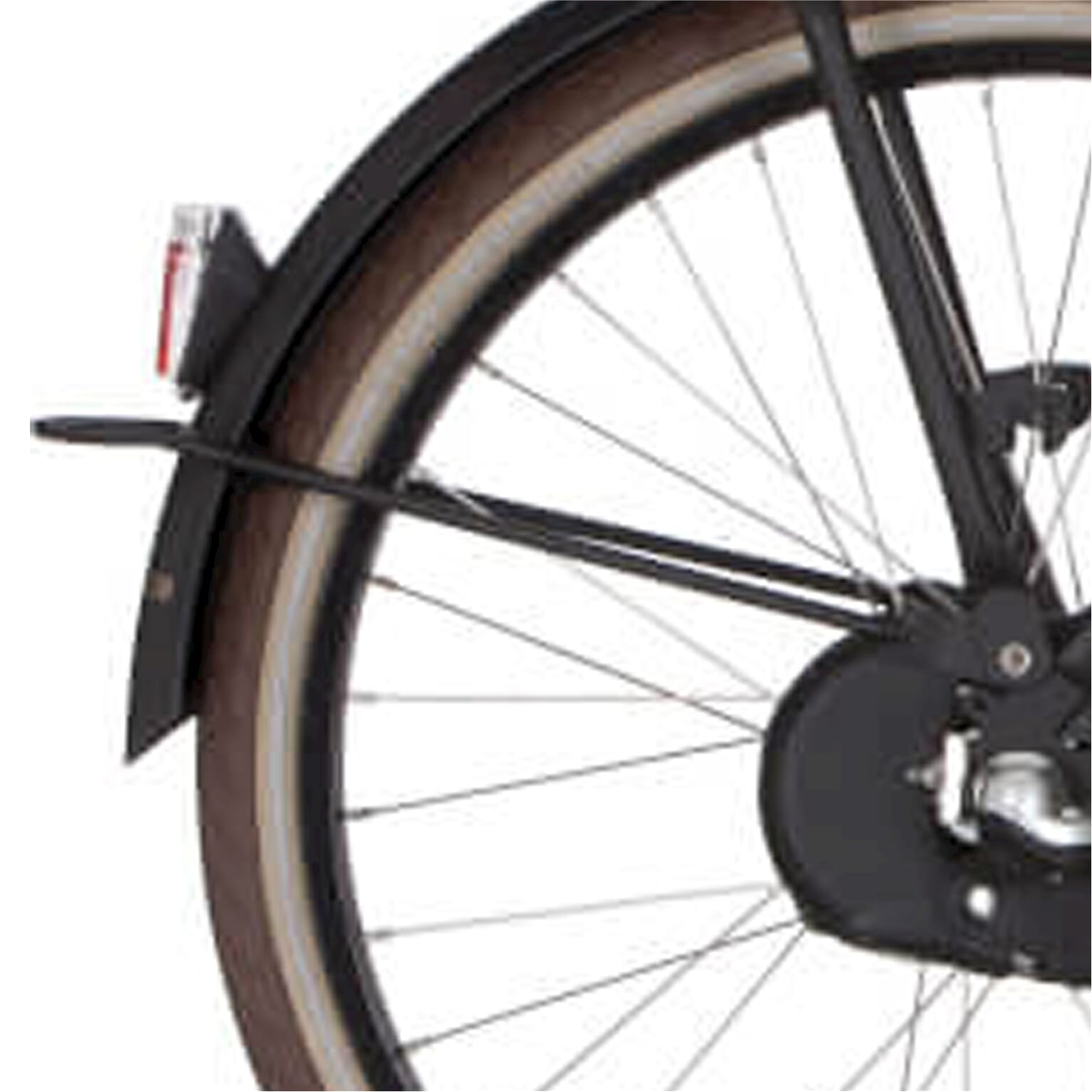 Cortina spatbordstang achter 26 U4 jet black matt - Image 2