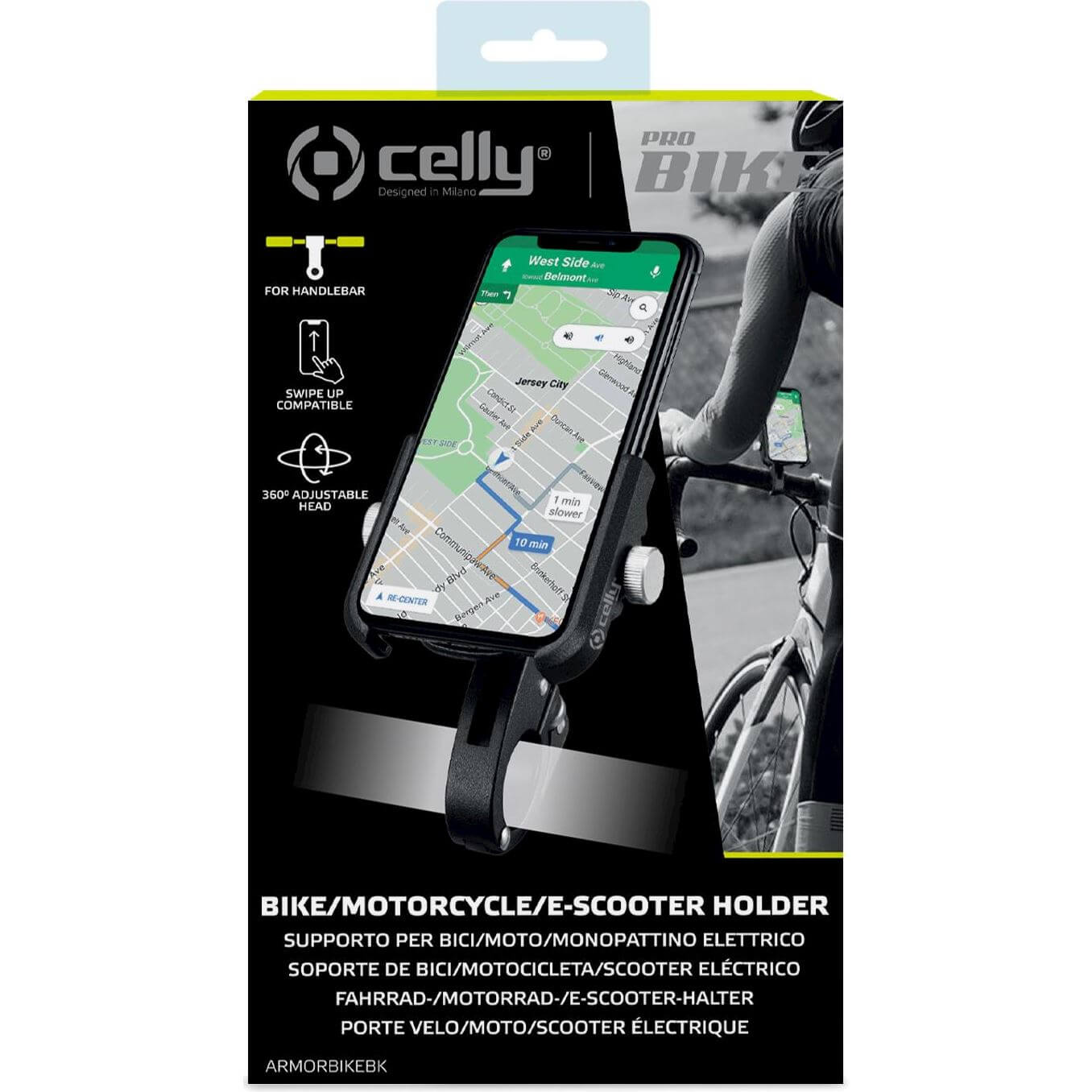 Celly telefoonhouder Armorbike zwart - Image 4