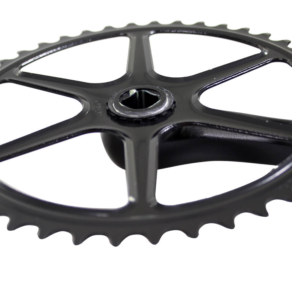 crankstel 46t 170 alu zwart - Image 2