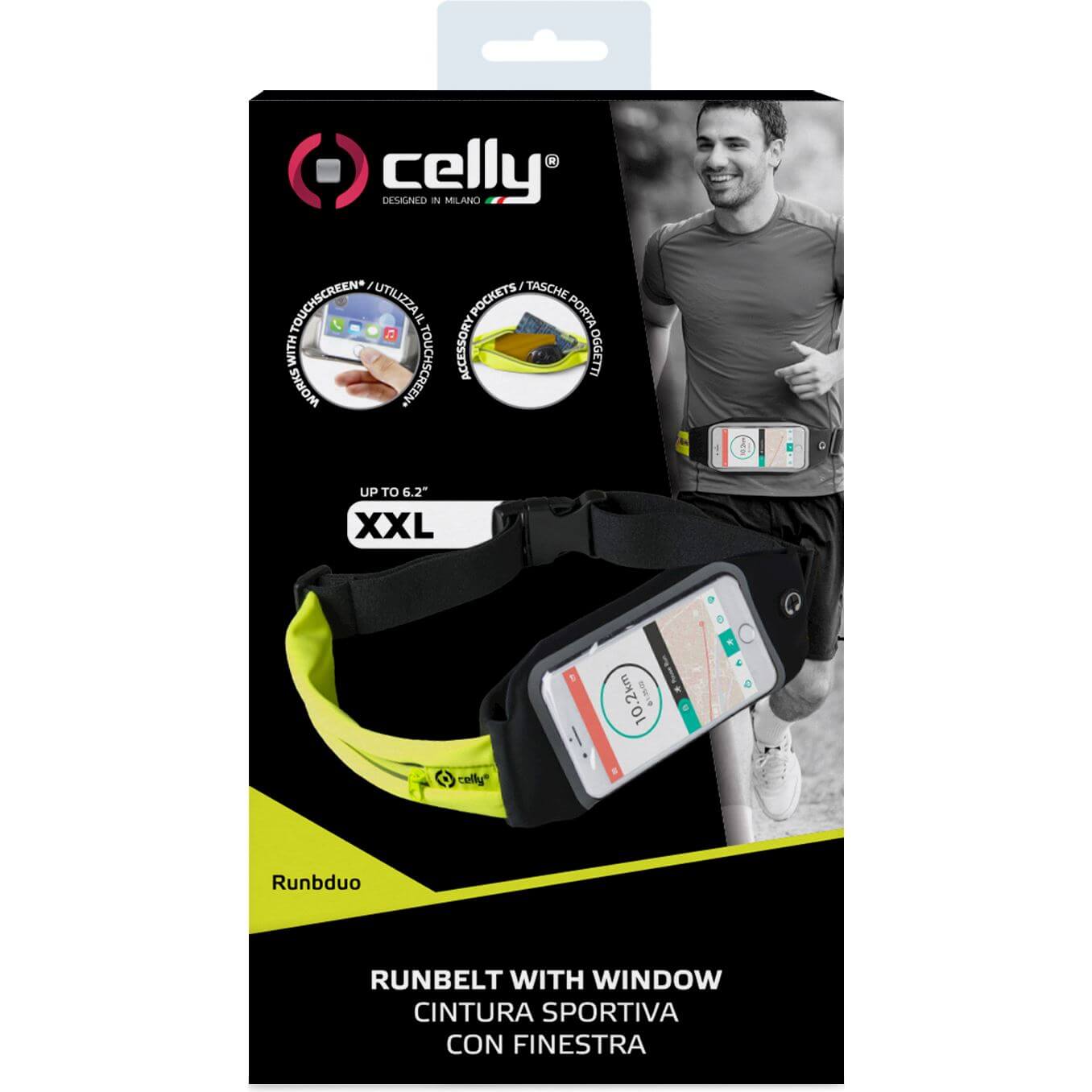 Celly heupband XXL geel - Image 3