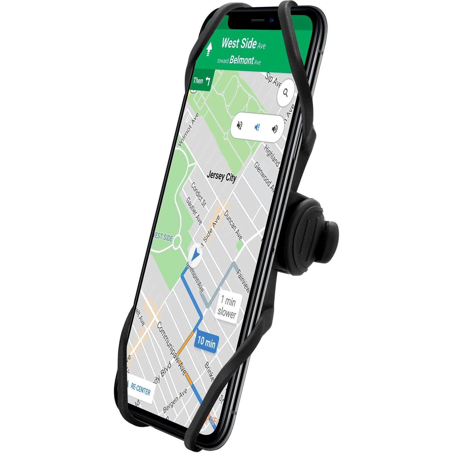Celly telefoonhouder Swipe stuurpen zwart - Image 3