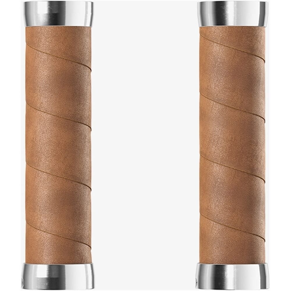Brooks handvatten Slender Leather grips 130mm aged - Image 3
